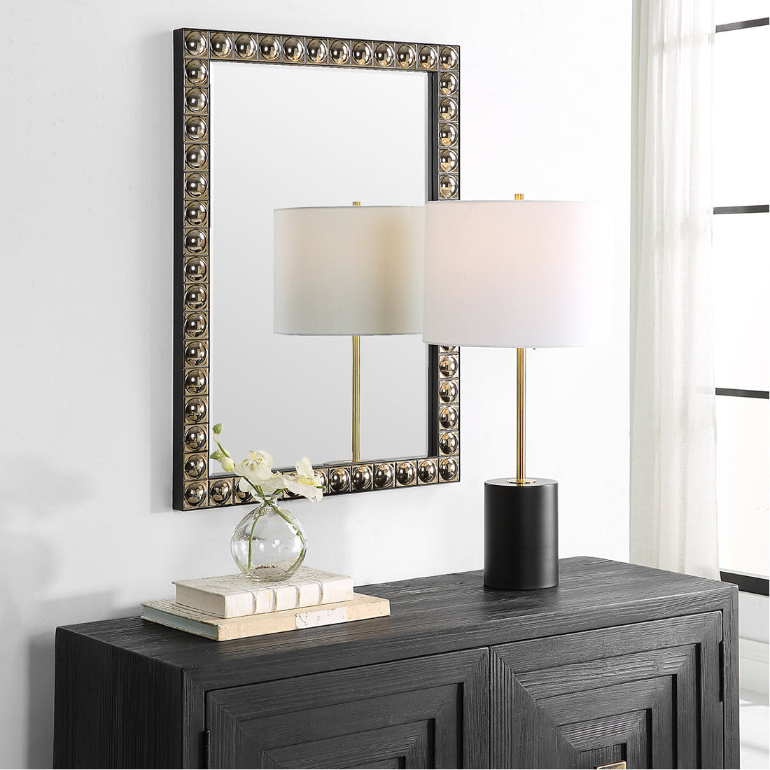 Uttermost Silvio Tiled Vanity Mirror