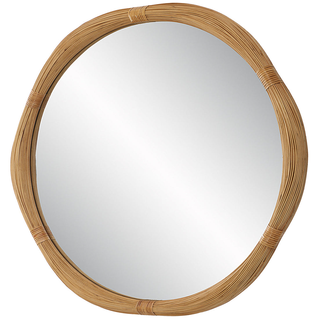 Uttermost Salina Round Bamboo Mirror