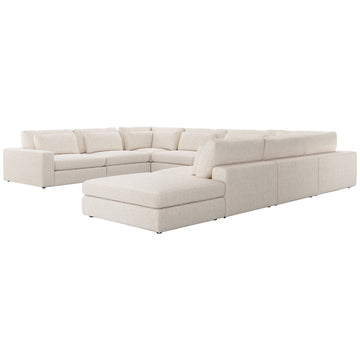 Four Hands Atelier Bloor 8-Piece Sectional with Ottoman