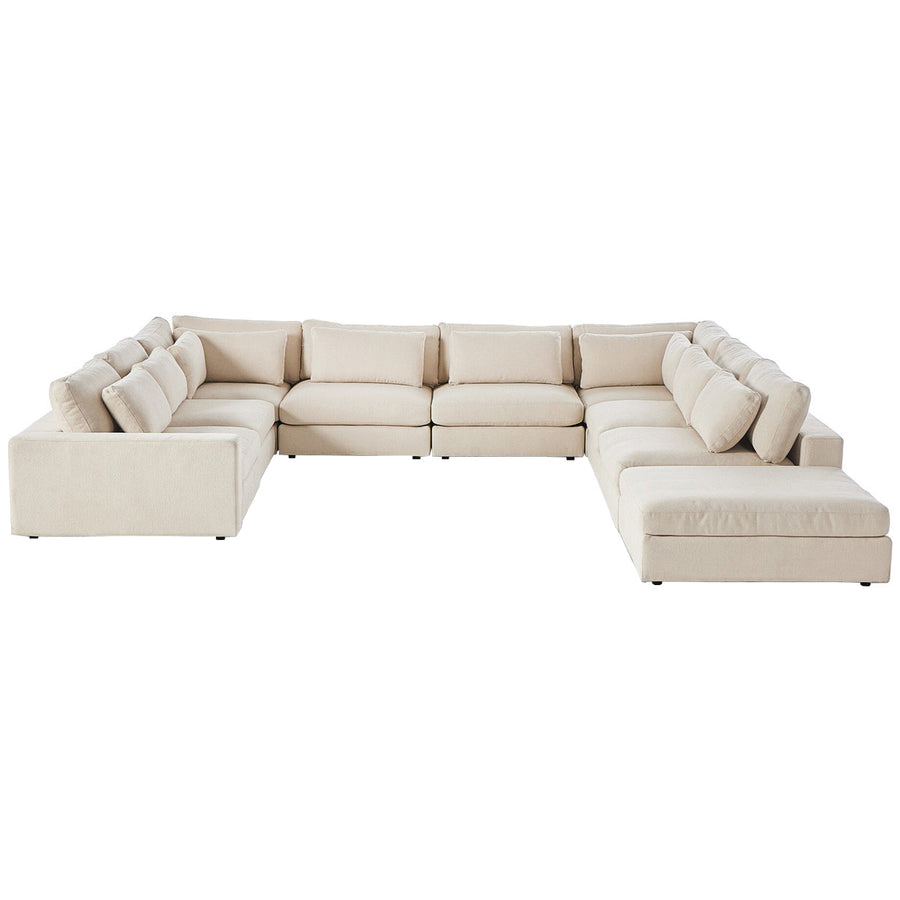 Four Hands Atelier Bloor 8-Piece Sectional with Ottoman