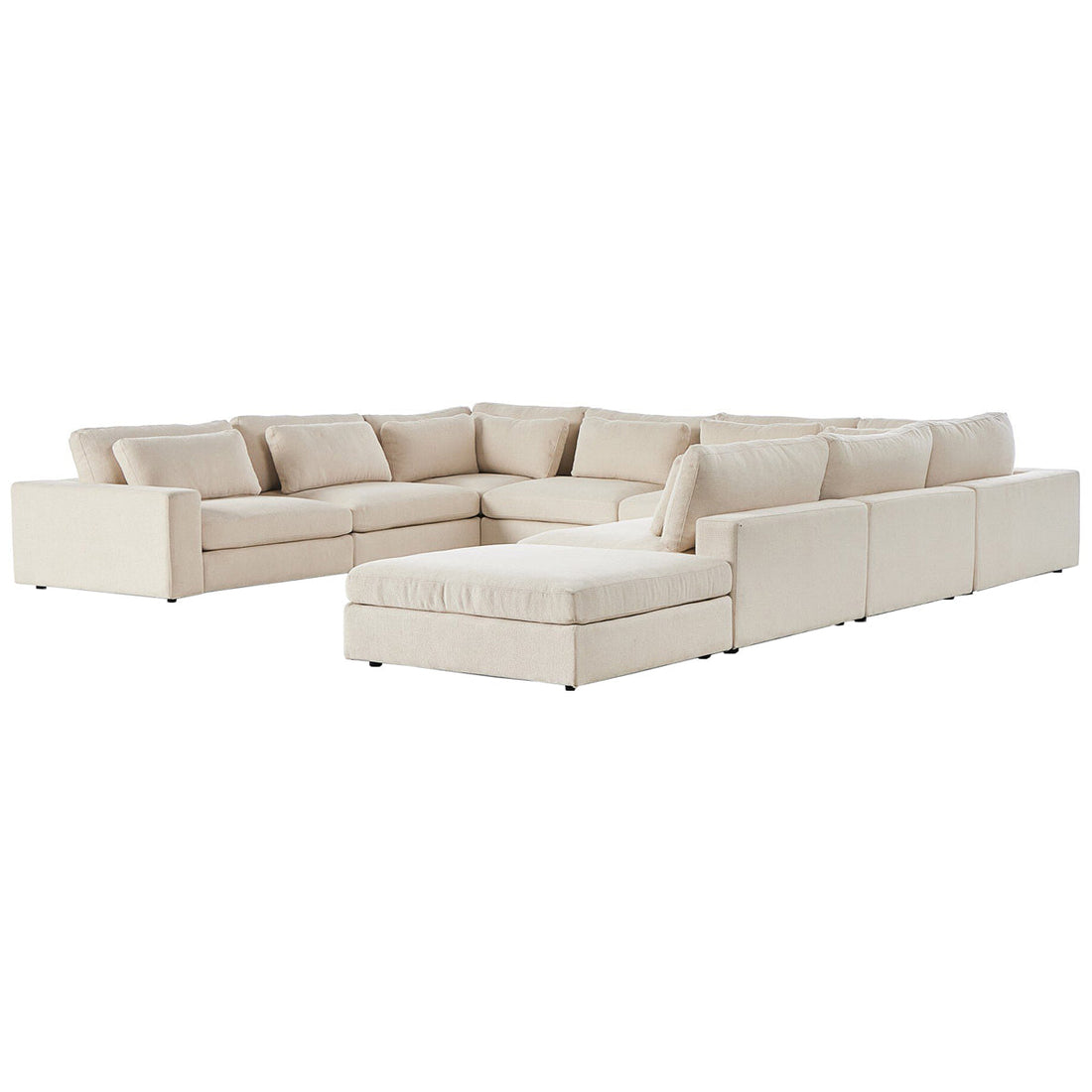 Four Hands Atelier Bloor 8-Piece Sectional with Ottoman