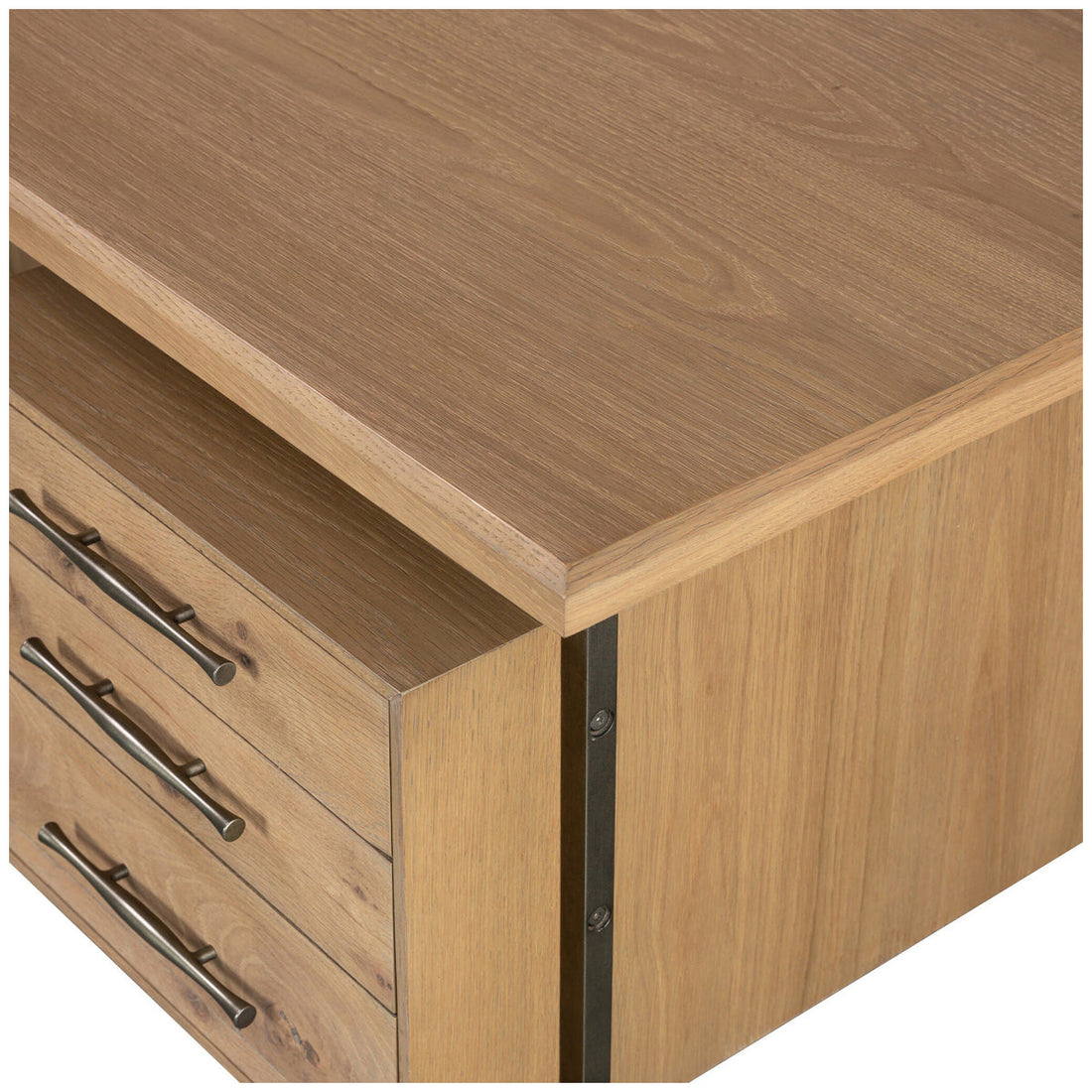 Four Hands Lauren Desk - Natural Resawn Oak