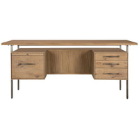 Four Hands Lauren Desk - Natural Resawn Oak