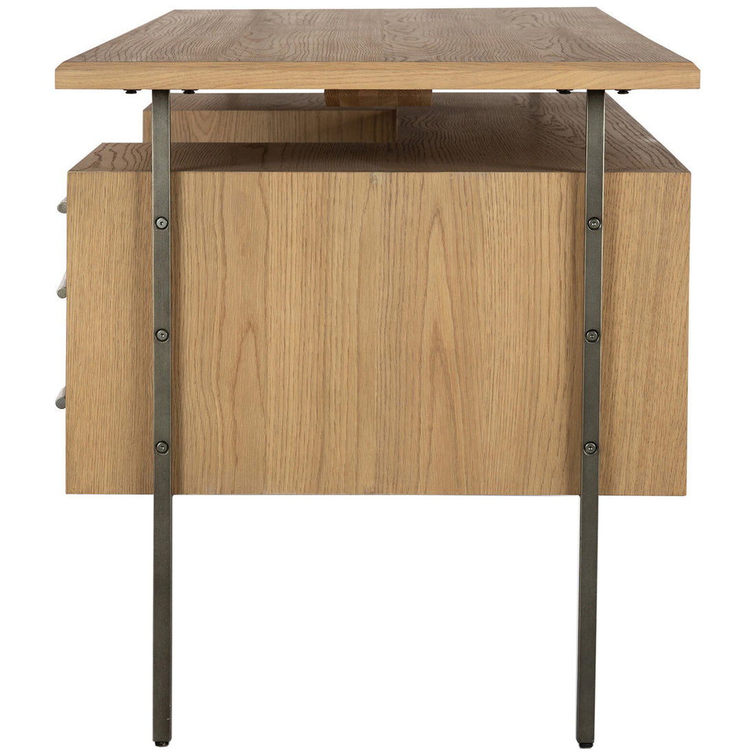 Four Hands Lauren Desk - Natural Resawn Oak