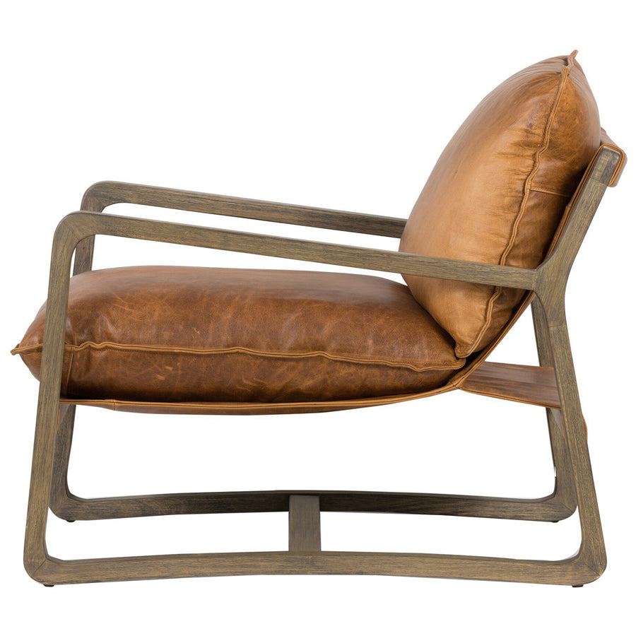 Four Hands Berman Ace Chair - Raleigh Chestnut