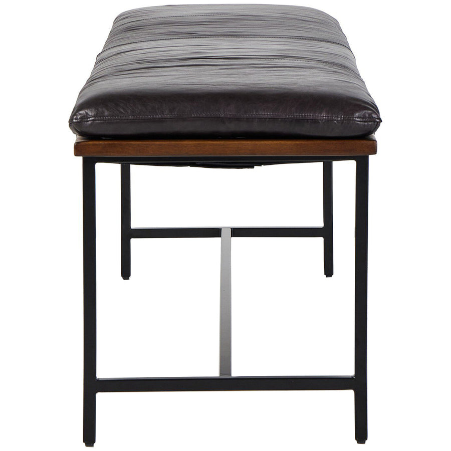 Four Hands Ashford Gabin Accent Bench - Sonoma Black