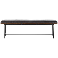 Four Hands Ashford Gabin Accent Bench - Sonoma Black