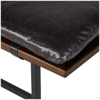 Four Hands Ashford Gabin Accent Bench - Sonoma Black