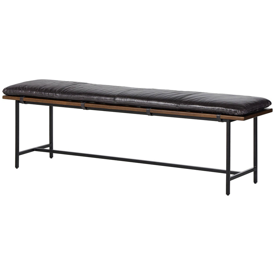 Four Hands Ashford Gabin Accent Bench - Sonoma Black