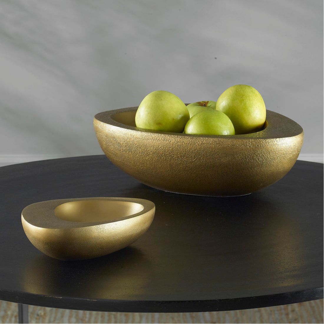 Uttermost Ovate Brass Bowls, 2-Piece Set