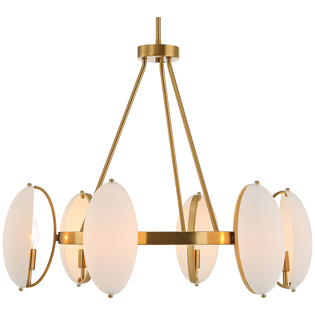 Uttermost Oviform 6-Light Round Chandelier