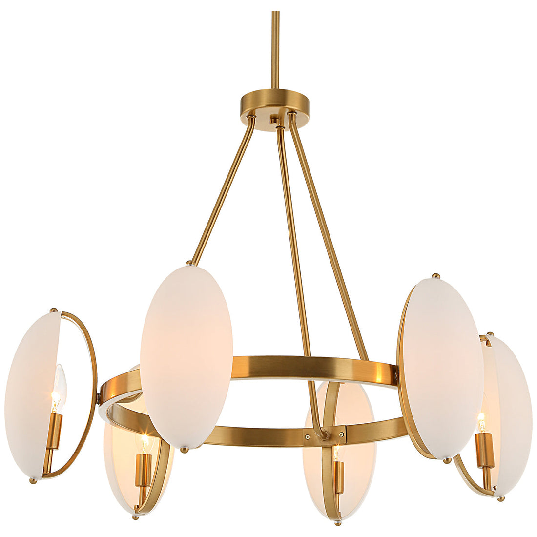 Uttermost Oviform 6-Light Round Chandelier