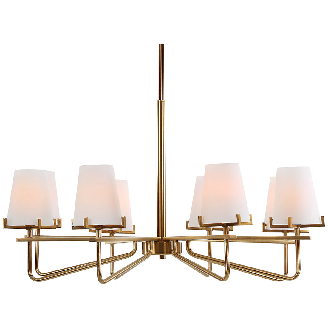 Uttermost Lassen 8-Light Brass Chandelier