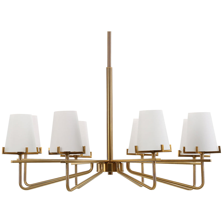 Uttermost Lassen 8-Light Brass Chandelier