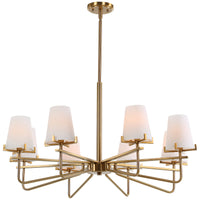 Uttermost Lassen 8-Light Brass Chandelier