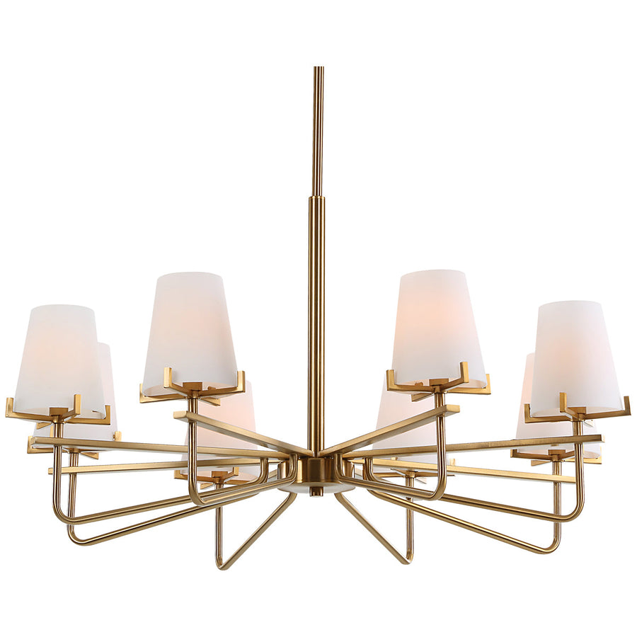 Uttermost Lassen 8-Light Brass Chandelier