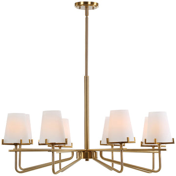 Uttermost Lassen 8-Light Brass Chandelier