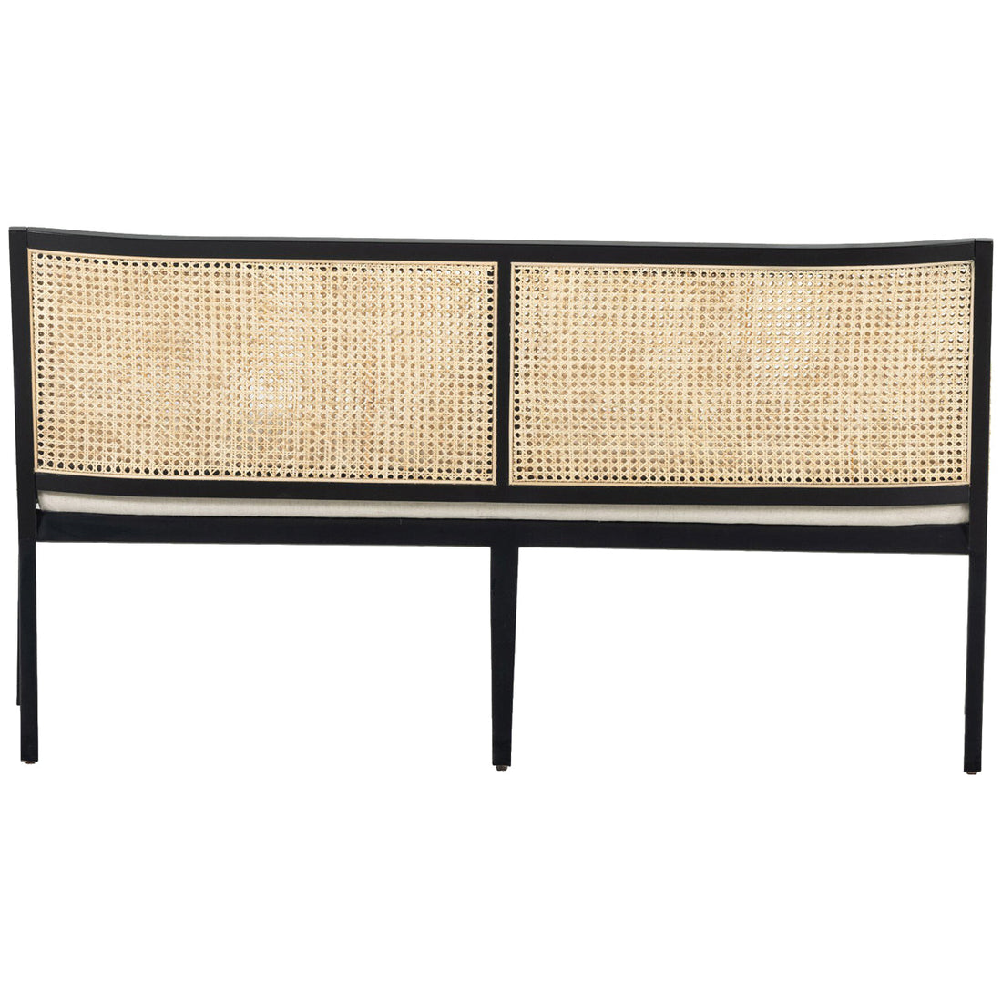 Four Hands Antonia Cane Dining Bench - Savile Flax