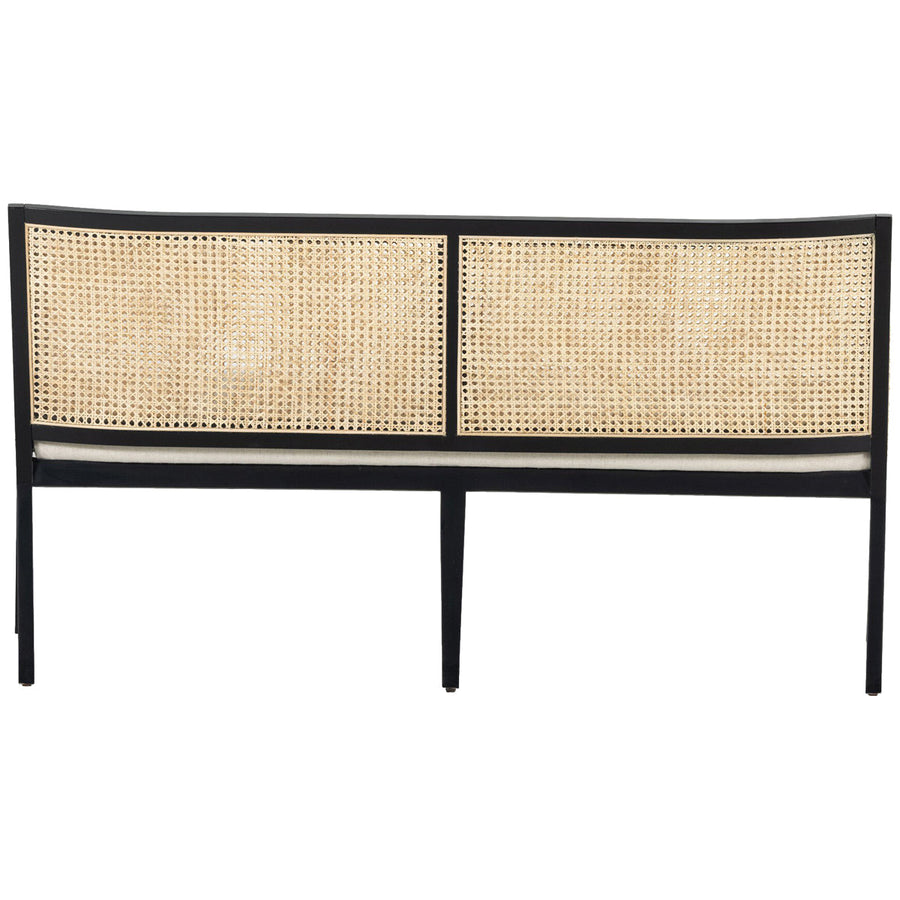 Four Hands Antonia Cane Dining Bench - Savile Flax