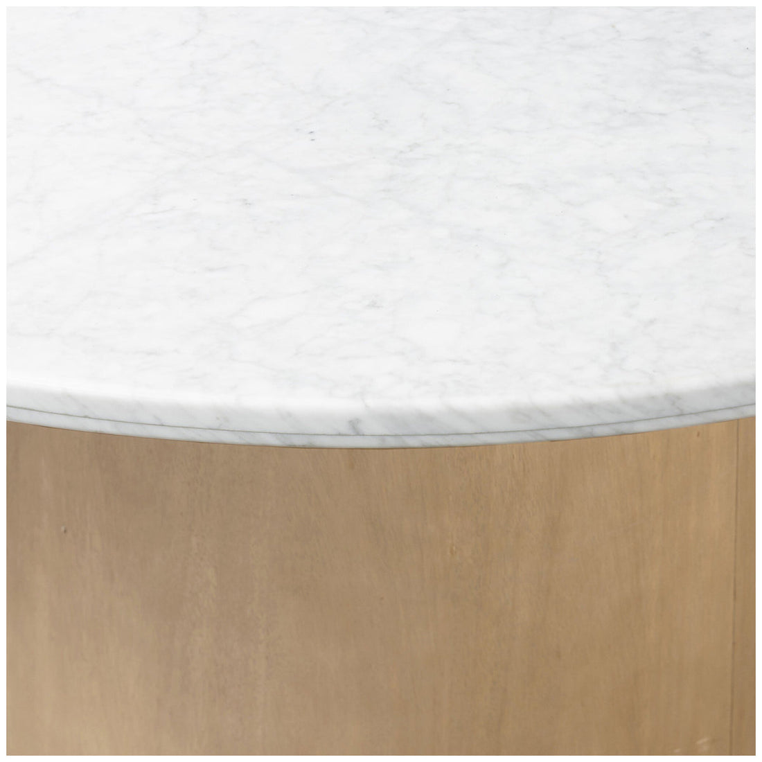 Four Hands Pilo Dining Table - Italian White Marble