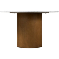 Four Hands Pilo Dining Table - Italian White Marble