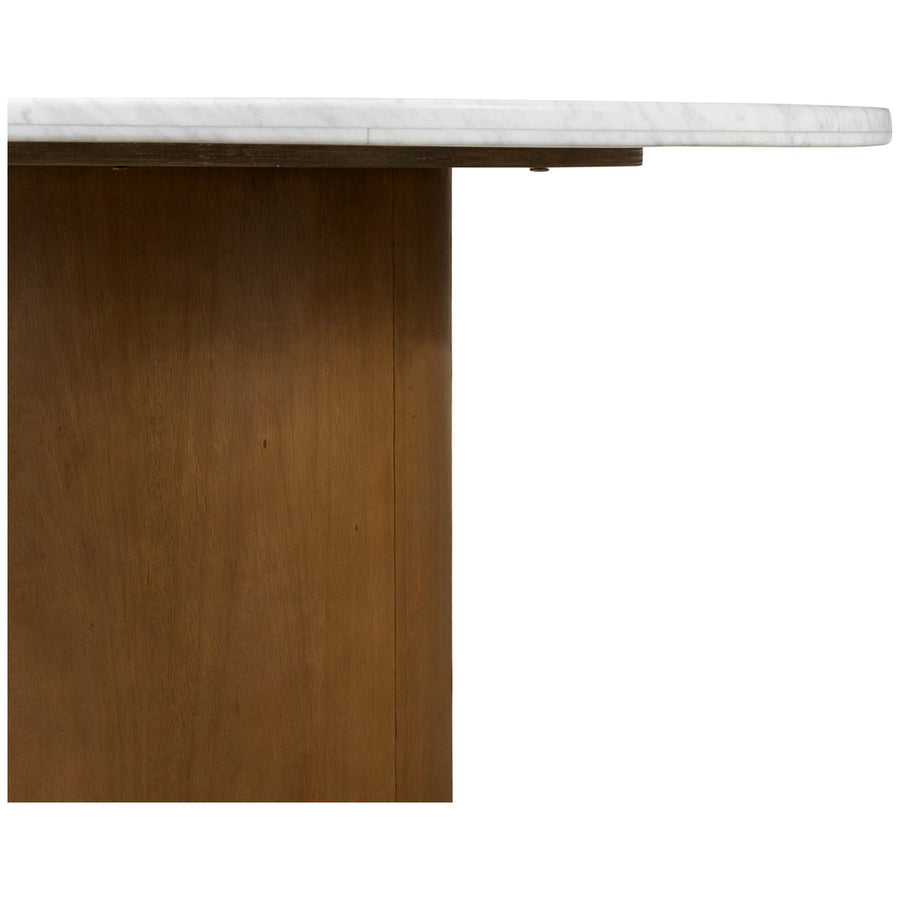 Four Hands Pilo Dining Table - Italian White Marble