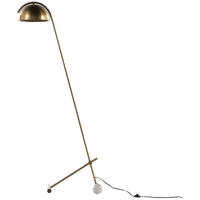 Four Hands Asher Becker Floor Lamp - Charcoal and White Marble