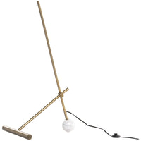 Four Hands Asher Becker Floor Lamp - Charcoal and White Marble