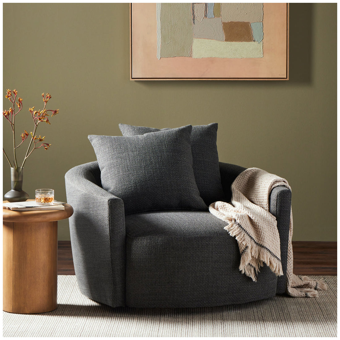 Four Hands Atelier Chloe Swivel Chair