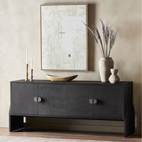 Four Hands Cressida Sideboard - Black Linen