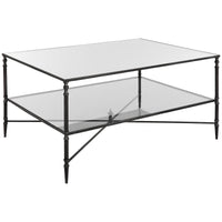 Uttermost Henzler Mirrored Steel Coffee Table