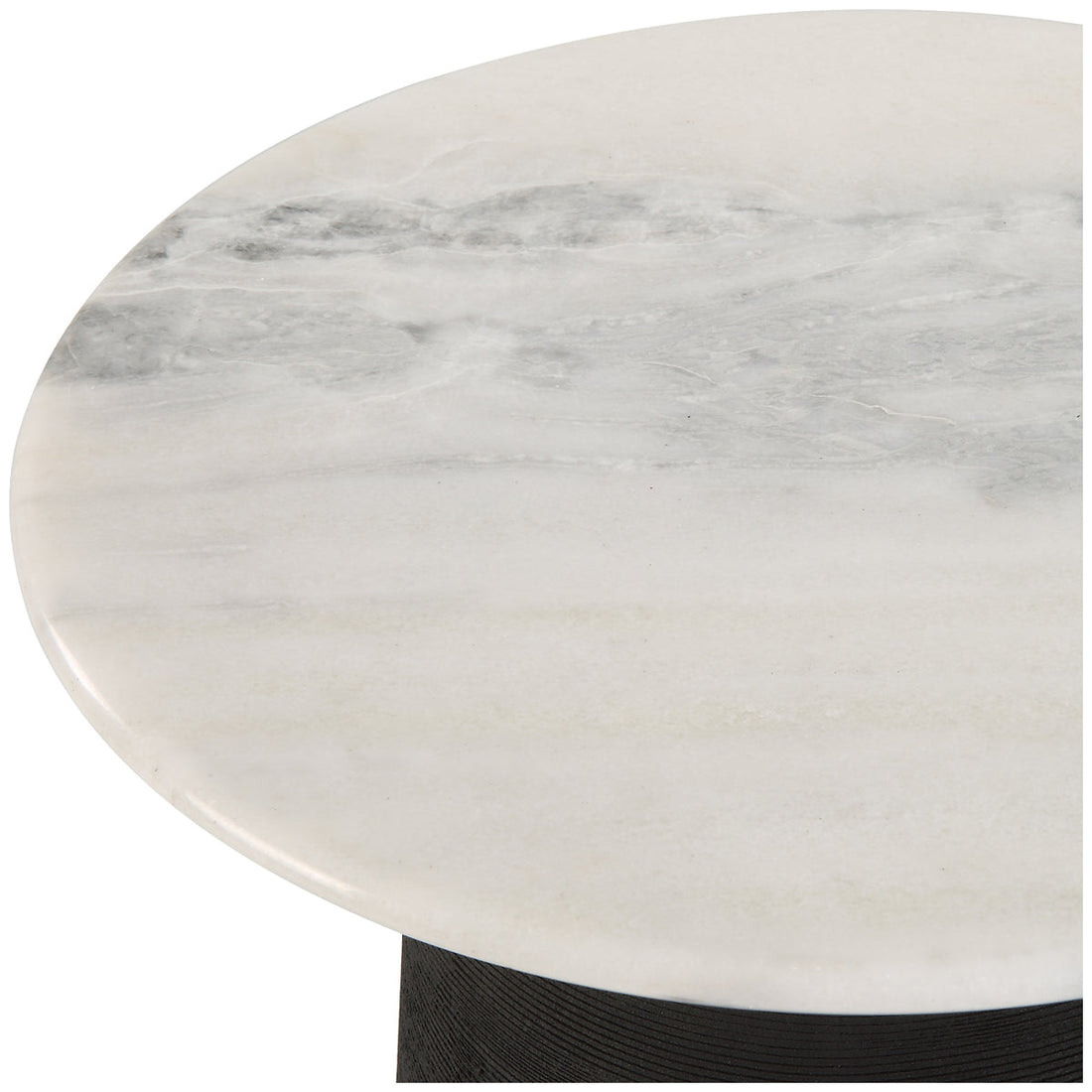 Uttermost Total Eclipse Marble Accent Table