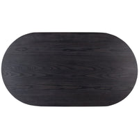 Four Hands Belfast Merla Wood Coffee Table - Black Wash Ash Veneer