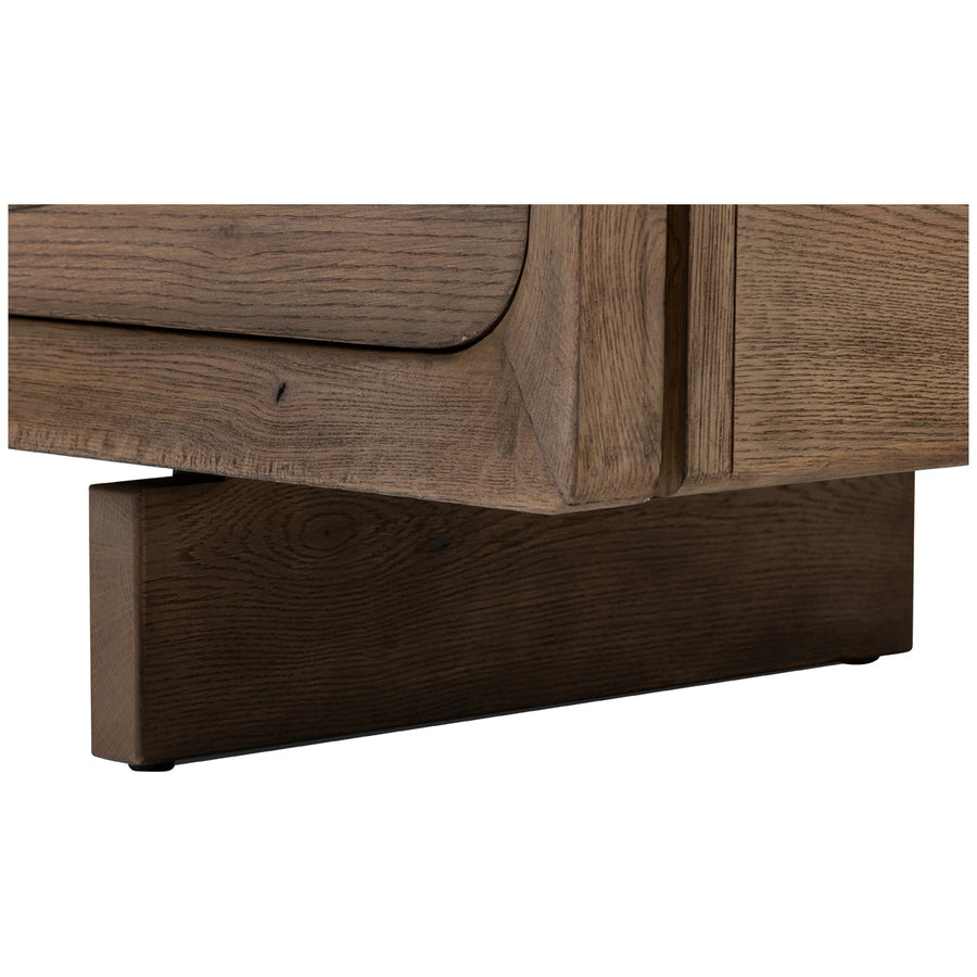 Four Hands Bina Henry Media Console - Rustic Grey Veneer