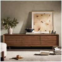 Four Hands Bina Henry Media Console - Rustic Grey Veneer