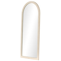 Four Hands Cressida Floor Mirror - Ivory Painted Linen