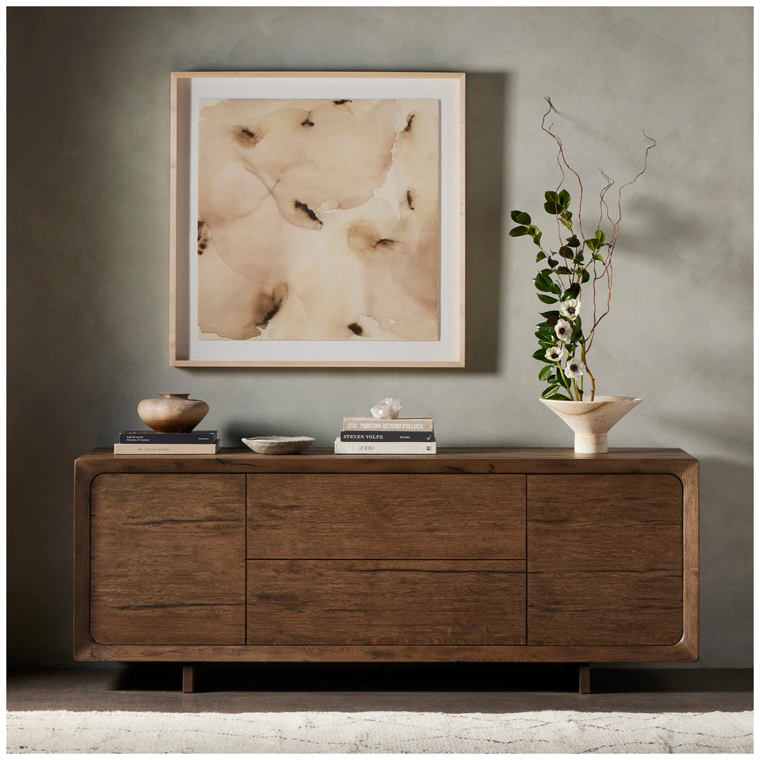 Four Hands Bina Henry Sideboard - Rustic Grey Veneer