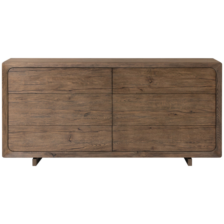 Four Hands Bina Henry 6-Drawer Dresser - Rustic Grey