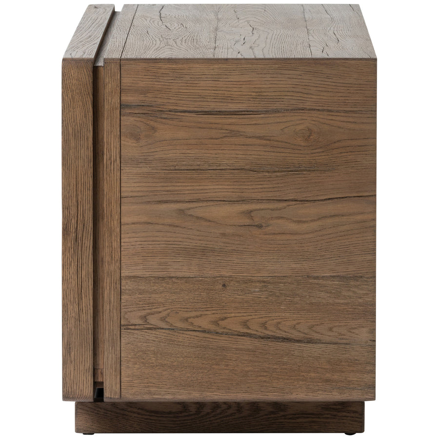 Four Hands Bina Henry Nightstand - Rustic Grey Veneer