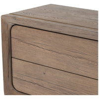 Four Hands Bina Henry Nightstand - Rustic Grey Veneer