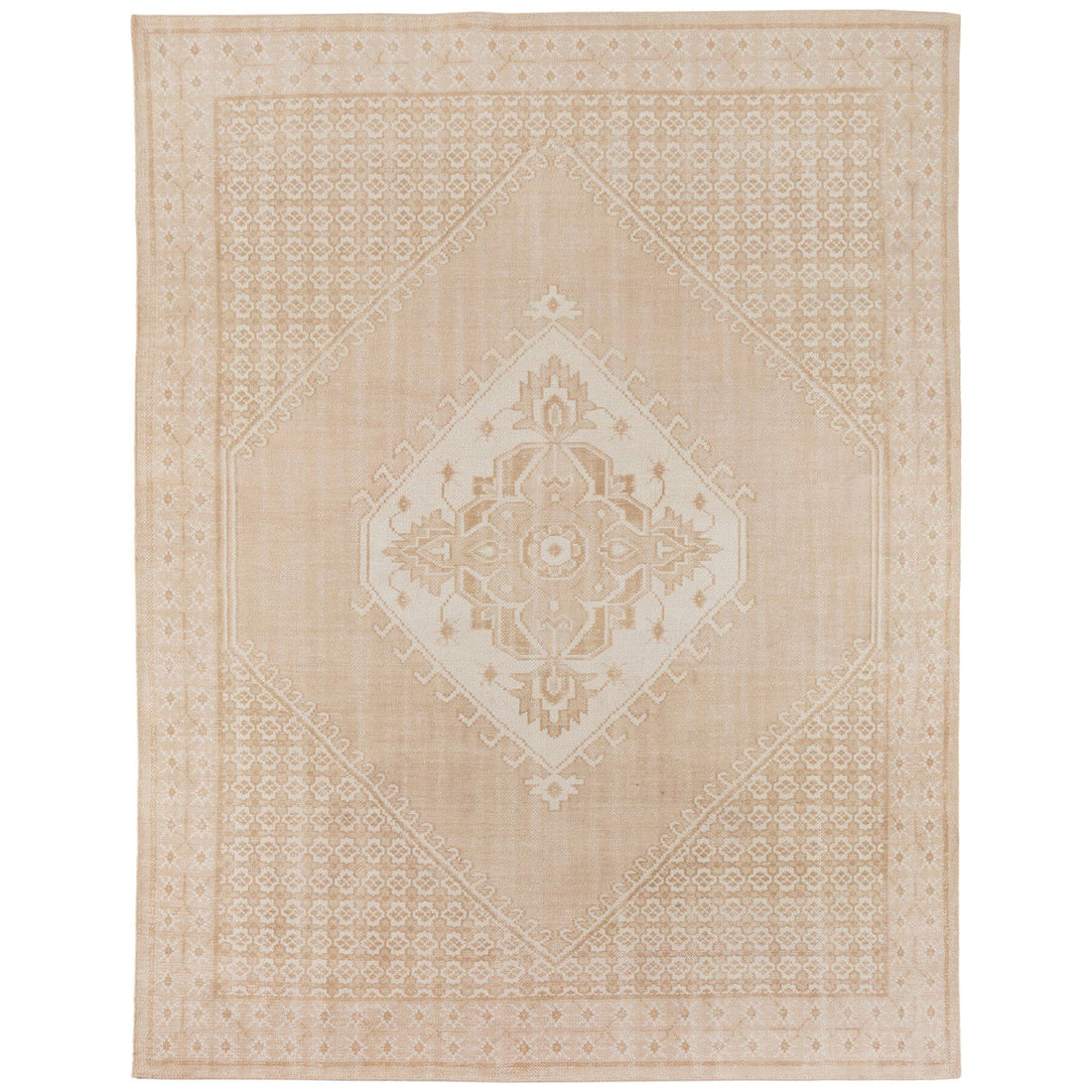 Four Hands Arwen Deluca Rug - Banded Cream