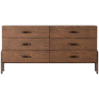 Four Hands Bolton Halston 6-Drawer Dresser - Terra Brown Ash