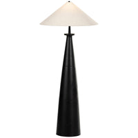 Four Hands Asher Innes Tapered Shade Floor Lamp - Matte Black Cast