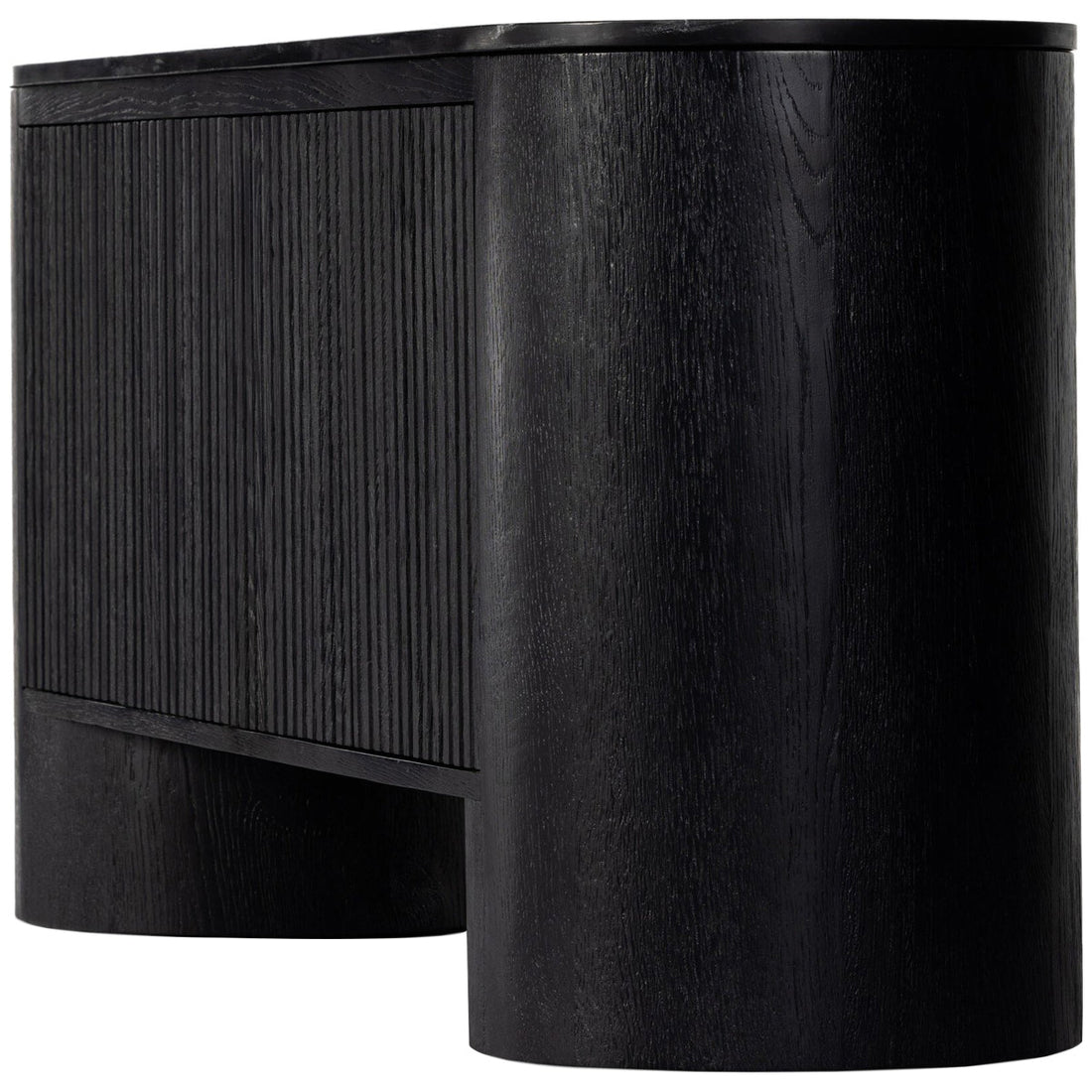 Four Hands Glenwood Giovani Media Console - Black Oak Veneer