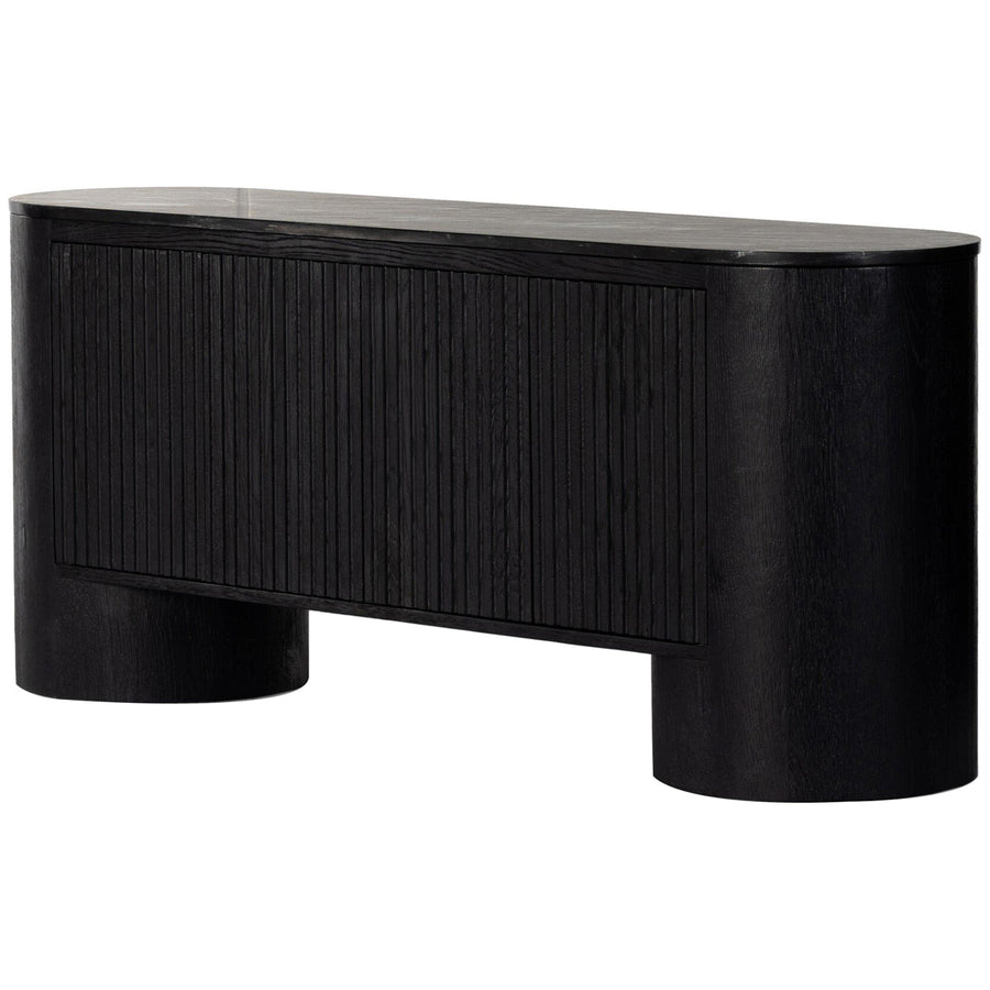 Four Hands Glenwood Giovani Media Console - Black Oak Veneer