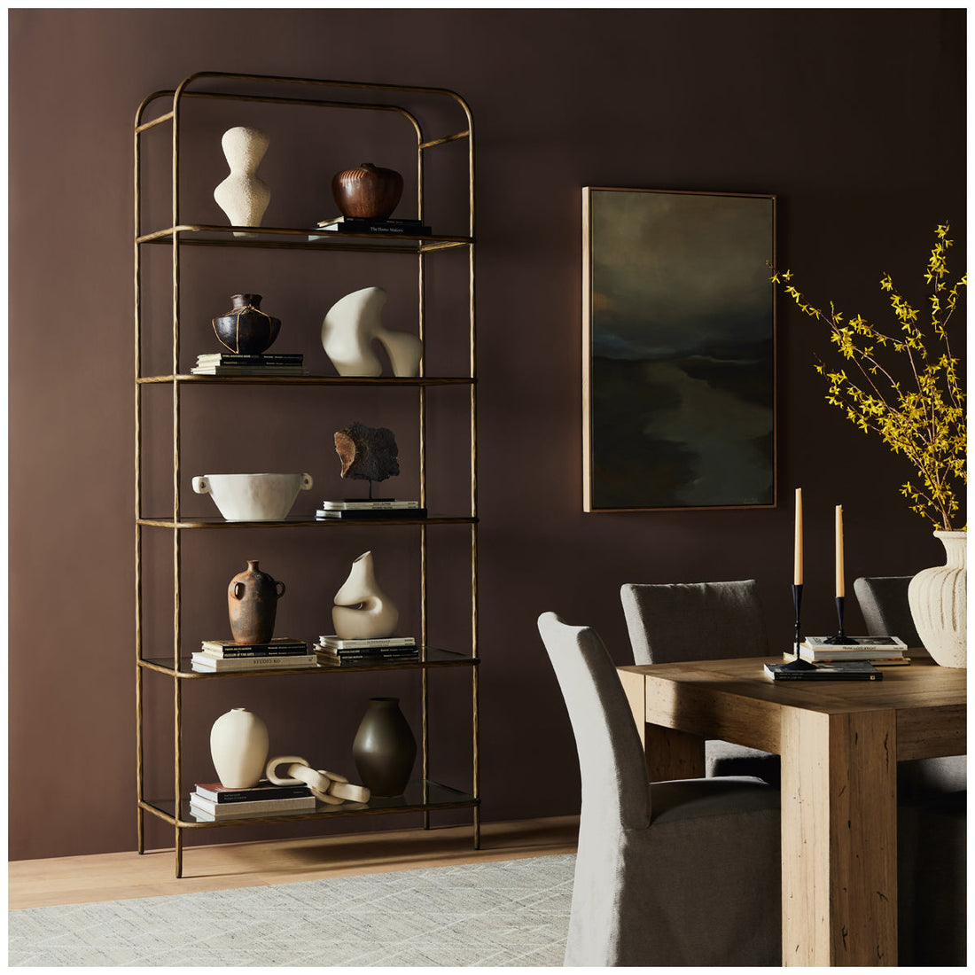 Four Hands Element Swinton Bookcase