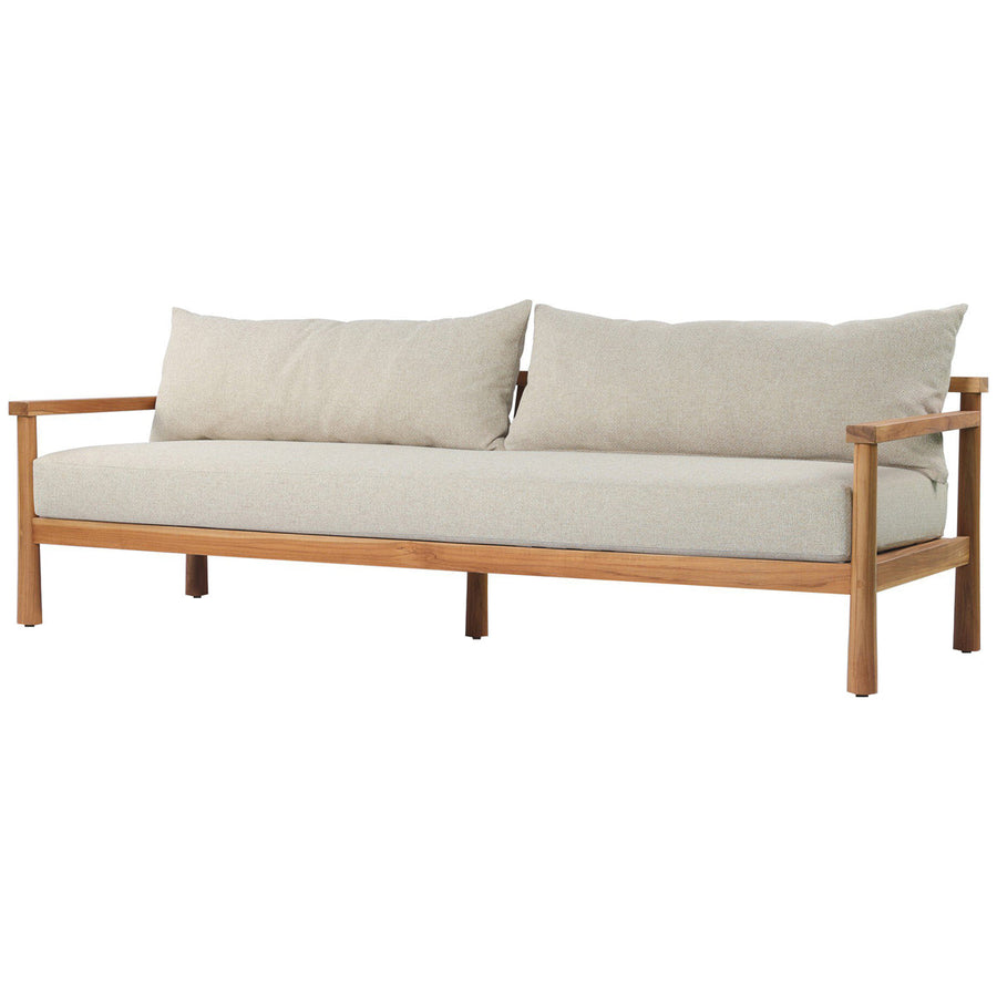 Four Hands Irvine 96-Inch Outdoor Sofa - Hayes Cream