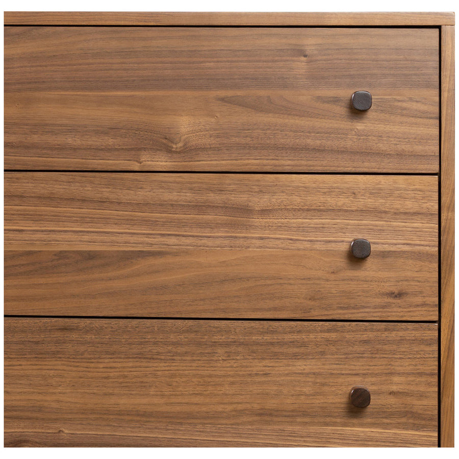 Four Hands Arturo 6-Drawer Dresser - Natural Walnut Veneer