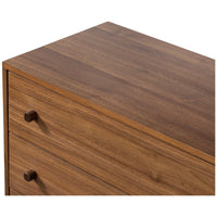 Four Hands Arturo 6-Drawer Dresser - Natural Walnut Veneer