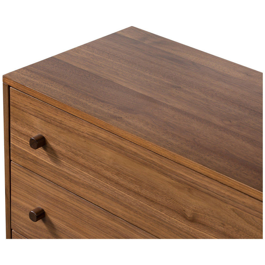 Four Hands Arturo 6-Drawer Dresser - Natural Walnut Veneer